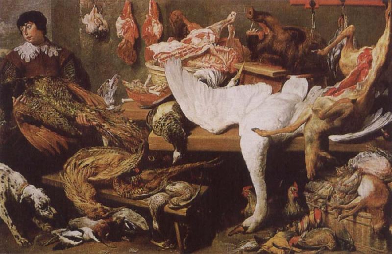 Frans Snyders A Game Stall oil painting image